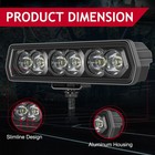 2x 6   Spot Flood Cree Led Work Light Bar Lamp Driving Fog Offroad 4wd Dt Wiring