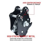 Mini Excavator Attachment Quick Hitch Use For Quick Change Digger  Attachments