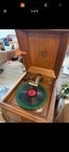 Antique Oak Victor Victrola Vv-ix Disc Phonograph Talking Machine - Exc Working