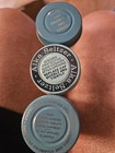 Vintage Alka-seltzer Glass Tube Bottles Featuring A Metal Cap 