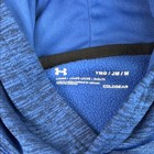 Under Armour Boys Blue Performance Fleece Hoodie Sweatshirt Size Youth Medium