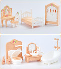 35 Pcs Dollhouse Furniture Accessories Set Mini House Furniture Small Dollhouse