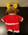 Vintage Gund Deer 22 christmas Santa Suit Plush 1992 Stuffed Animal Toy W Tag