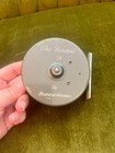 Vintage Sharpes Of Aberdeen The Gordon 3 1 4  Fly Fishing Reel With Suede Case