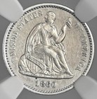 1860  H10c Liberty Seated Half Dime  Ngc Au Details  cleaned   8404749-028