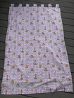 Vtg 2 Panels Little Suzy   s Zoo Pink Gingham Nursery Darkening Curtains  59 5x40   