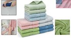 Luxury Multicolored Cotton Hand Towels - 12-pack Quick-dry   Fade Resistant