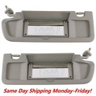 Sun Visor Light Gray Clear Gray Pair For 2006-2008 Honda Civic Left   Right Set