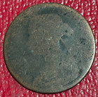 Vintage 1879 Great Britain Half 1 2 Penny-feb222