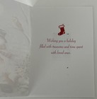 Merry Christmas Greeting Card  W  Envelope - Snowman - Owl