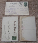 Old Western Postcards Outlaw C1910 Pack Train 1907 Lady Prospector Miner 1908