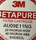 3m Au09e11ng Betapure Au Series Filter Cartridge 9-3 4  40     m Absolute