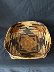 Eva Wolfe Attributed Cherokee Rivercane Double Weave Basket Excellent