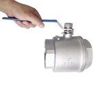 Stainless Steel Full Port Ball Valve Npt Female 4  For Wog 1000 Water Oil Gas