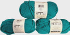  new bernat Softee Chunky Yarn emerald lot Of 3 324 Yds Total super Bulky Weight