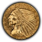 1926  2 50 Indian Head Gold Quarter Eagle - Authentic Us Coin - Bu - Sku-g6604