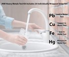 Heavy Metal Water Test Kit 20 Strips Iron Copper Lead Mercury Test