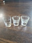 Libbey Vintage Clear Shot Glass Lot Of 9 - Different Sizes - See Pictures 1950  