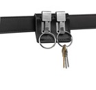 Black Leather Duty Belt Key Holder  Officer Accessory  Law Enforcement Ring C   