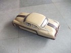 Vintage Fine White Friction System Car Litho Tin Toy  Japan 