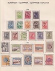 Romania 1906 - 1913  7 Complete Sets  61 Stamps