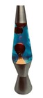 The Original Lava Mood Lamp 14 5  Custom Blood Orange Flowing Lava blue Liquid