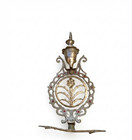 Vintage Solid Brass Kohl Pot Kholer Eye Liner Bottle Stand Handcrafted Middle Ea