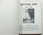 Keystone Iowa 1881-1981 History Genealogy Family Histories Benton County Ia