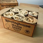 Lot Of 20 Vintage Westinghouse Mazda 25w White Light Bulb G16 1 2 G16 5 In Boxes