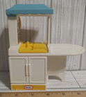 Vintage Little Tikes Dollhouse Furniture Party Kitchen Sink Stove Miniature