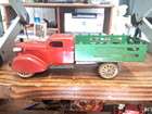 Vtg  30s Wyandotte Long Nose Toy Stake Bed Truck Rolled Steel Farm Truck 11 