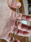 Antique 10k Solid Gold Eyeglass Frames  Early Bifocal Lenses