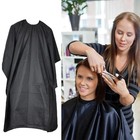 Hair Cutting Cape Pro Salon Hairdressing Hairdresser Gown Barber Solid Black