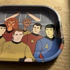 Star Trek The Animated Series Small Metal Tray Very Nice Vintage Tray Sh33