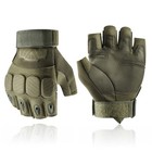 Tactical Knuckle Protection Gloves Army Training Motorcycle Hunting Fingerless