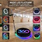 360 Photo Video Booth Automatic  68-80-100-115 cm Rotating  Remote W Flight Case