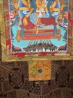 Buddha Tibetan Thangka Art  Wall Hanging Tapestry  26    X 44   