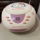 2014 Hello Kitty Stereo Boombox Cd Player  am fm Radio Works   Model Kt2024a