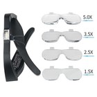 Rechargeable Glasses Magnifier 1 5x 2 5x 3 5x 5 0x Read Watch Jeweler Repairing