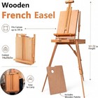 Djar 169-piece Wooden French Easel Art Painting Kit For Adults Portable Plein