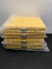 Ems 100-capacity Slide Box Yellow Cork Liner Hinged Cover 71470-y  4x 