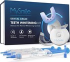 Mysmile Teeth Whitening Kit 3ml 3pc Gel Tooth Whitener Bleaching Led Light Tray