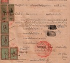 Thailand Revenue Document  90-100 Years Old