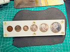 1965 Canada Silver Proof Like Set 6 Toned Coins Mint In Capital Plastic Holder