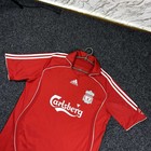 Liverpool 2006 2008 Home Football Shirt Jersey Adidas Large  8 Gerrard