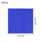40pcs Deep Blue Satin Table Napkins Polyester Table Napkin 17  17 Inch