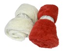 Fleece Throw Blanket Roll Up Super Soft Sherpa 40 X 60 In Microplush Cozy Gift