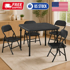 5 Piece Set Folding Table And Chairs Set  Boys And Girls Activity Dining Table