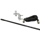 Mirror Mount Fiberglass Cb Antenna Kit In Black  3 Ft 