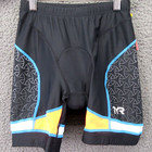 Tyr Tri Short Mens Xs Black Blue Orange Competitor Compression Triathlon 7-inch
